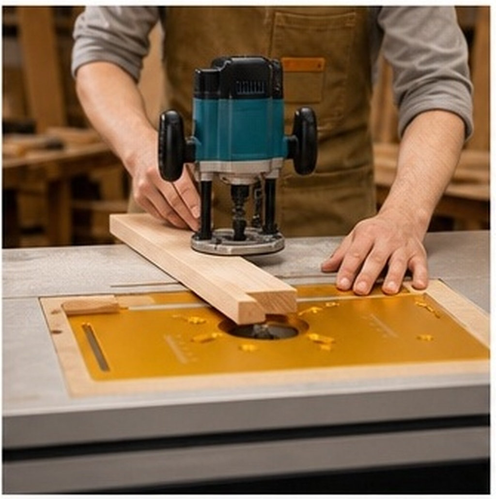 Woodworking Bench - 1Set Aluminum Alloy Router Table Insert