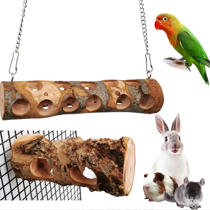 Woodworking Rabbet - Pet Hamster Toy Natural Apple Tree