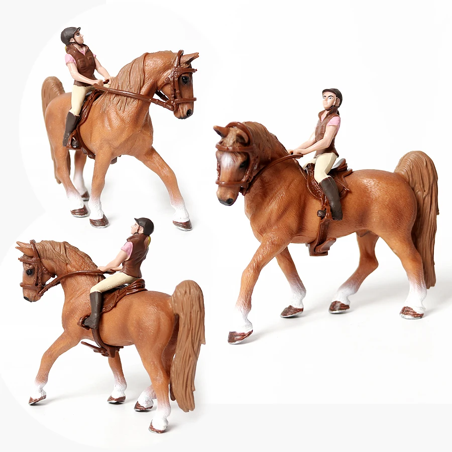 Woodworking Horse - Toy horses Equestrian Rider Horse Playset