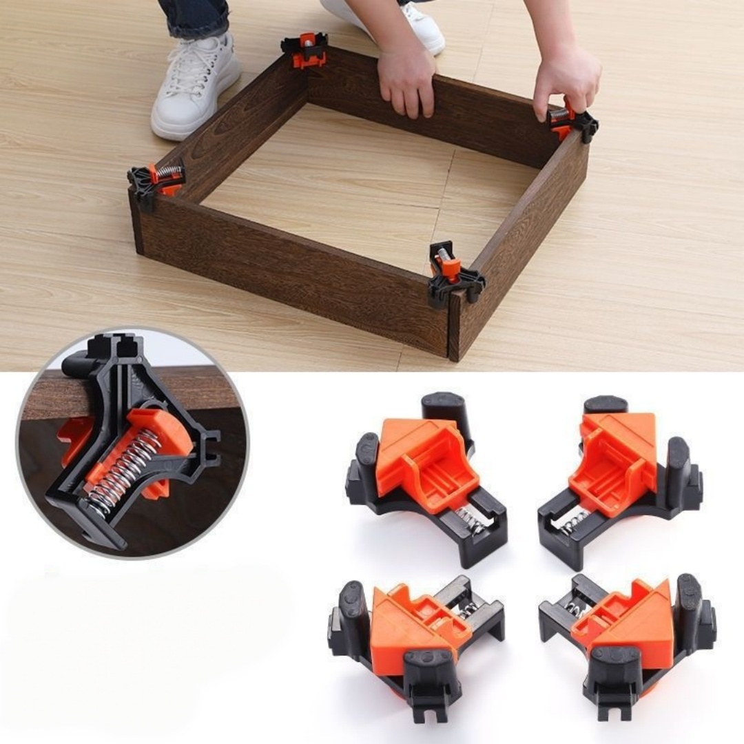 4pcs 90° Right Angle Clamp Fix - огляд і ціна Woodworking Company
