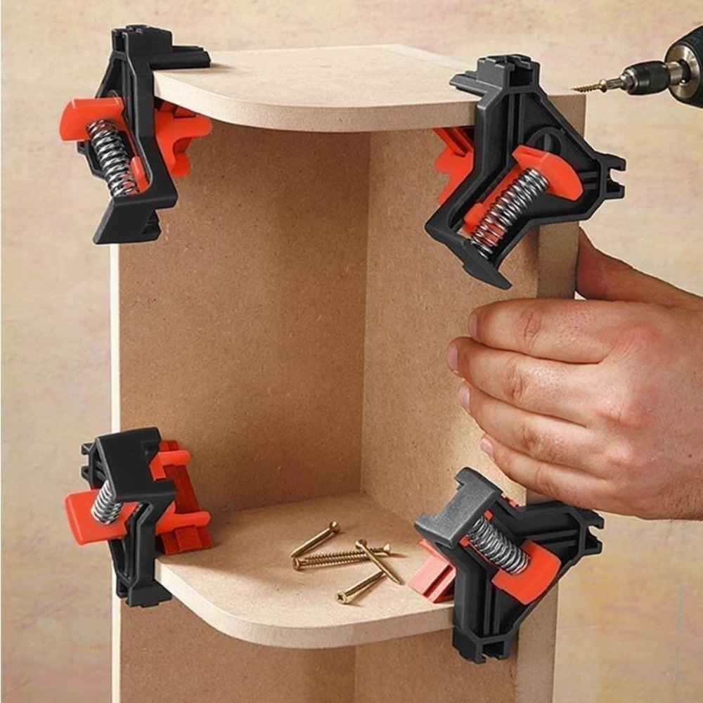 4pcs 90° Right Angle Clamp Fix - огляд і ціна Woodworking Company