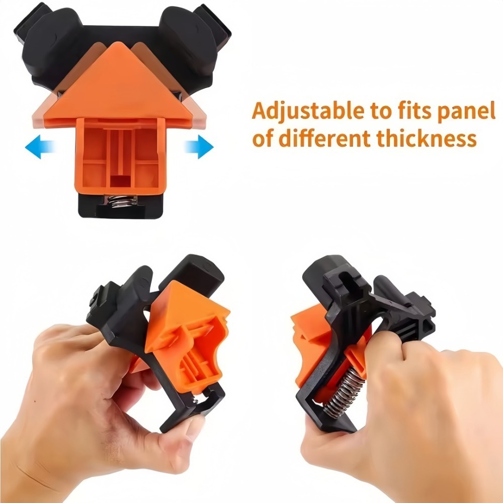 4pcs 90° Right Angle Clamp Fix - огляд і ціна Woodworking Company