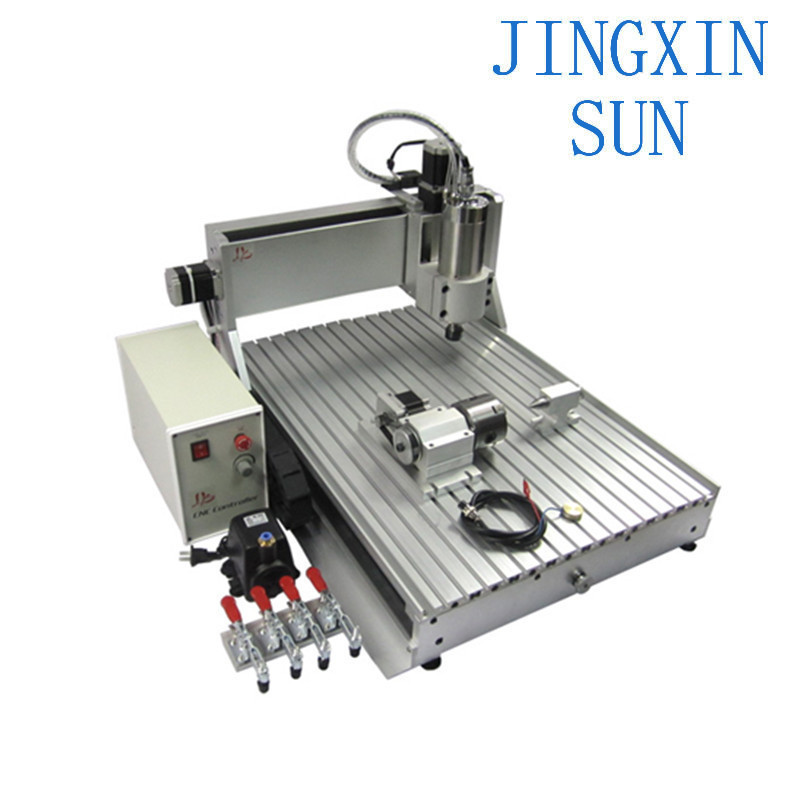 4 Axis CNC 6040 VFD CNC Router - огляд і ціна Woodworking Machinery For Sale