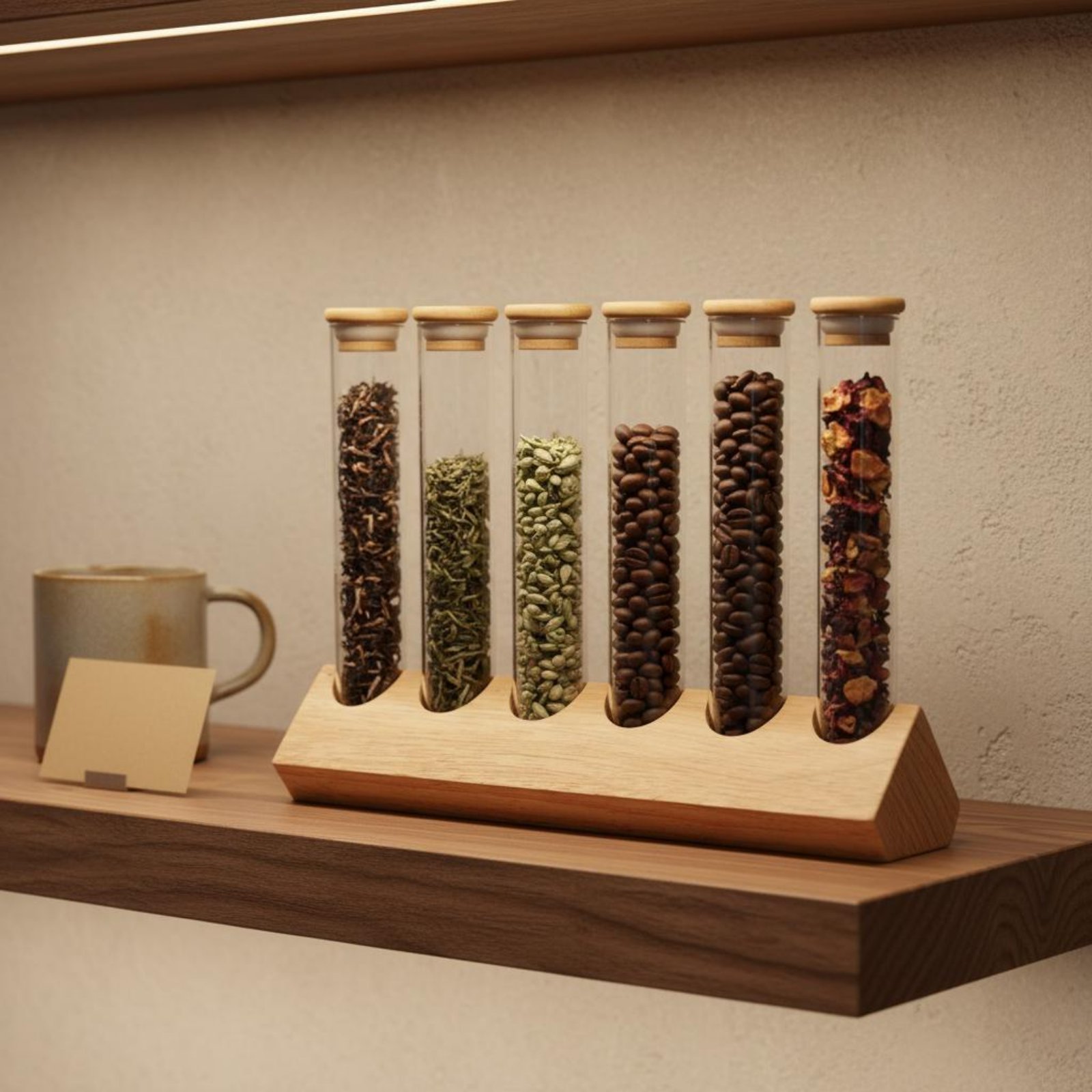 Glass Tube Container Set with  - огляд і ціна Woodworking Show