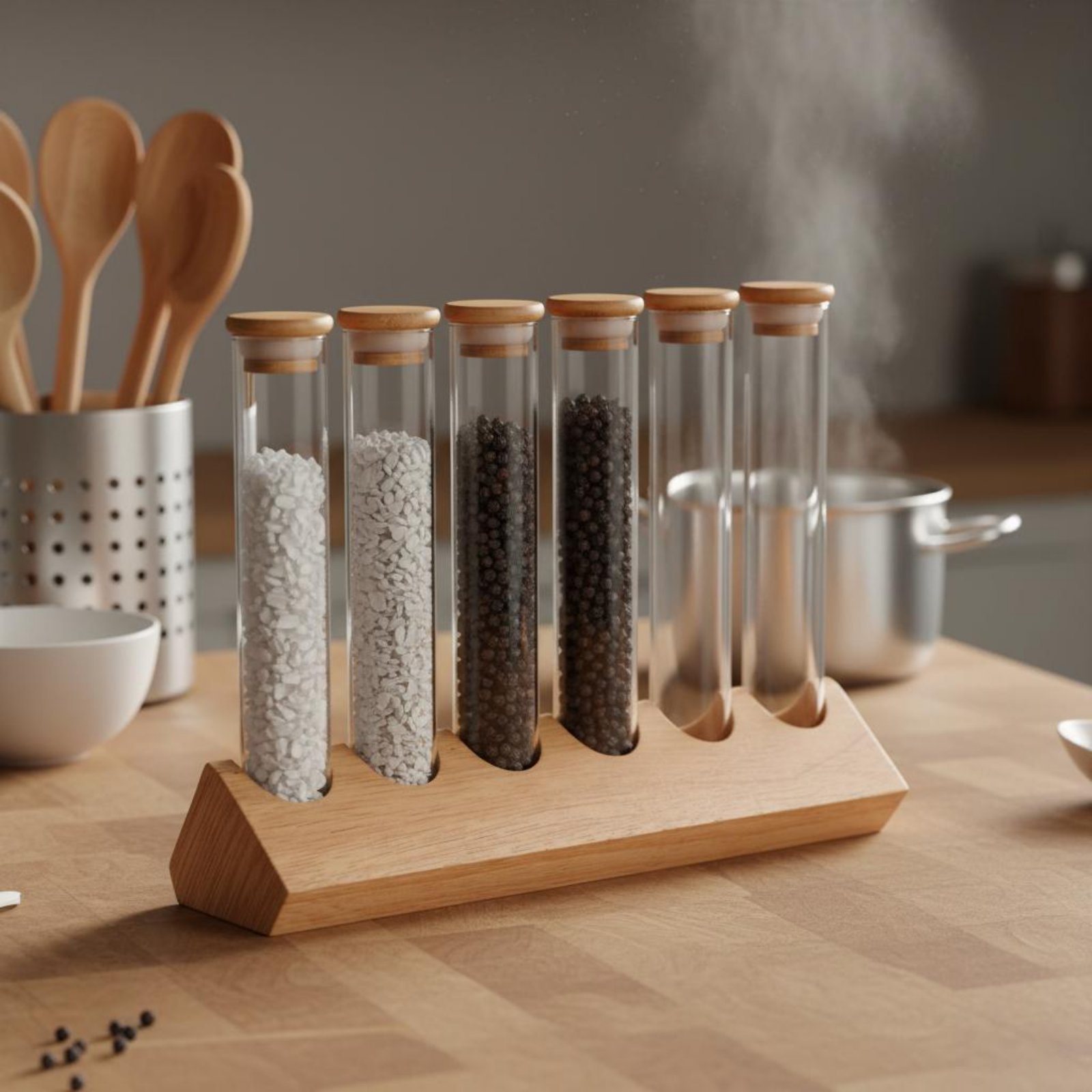 Glass Tube Container Set with  - огляд і ціна Woodworking Show