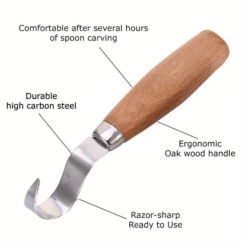 Wood Carving Knife Chisel Hook - огляд і ціна Woodworking Company