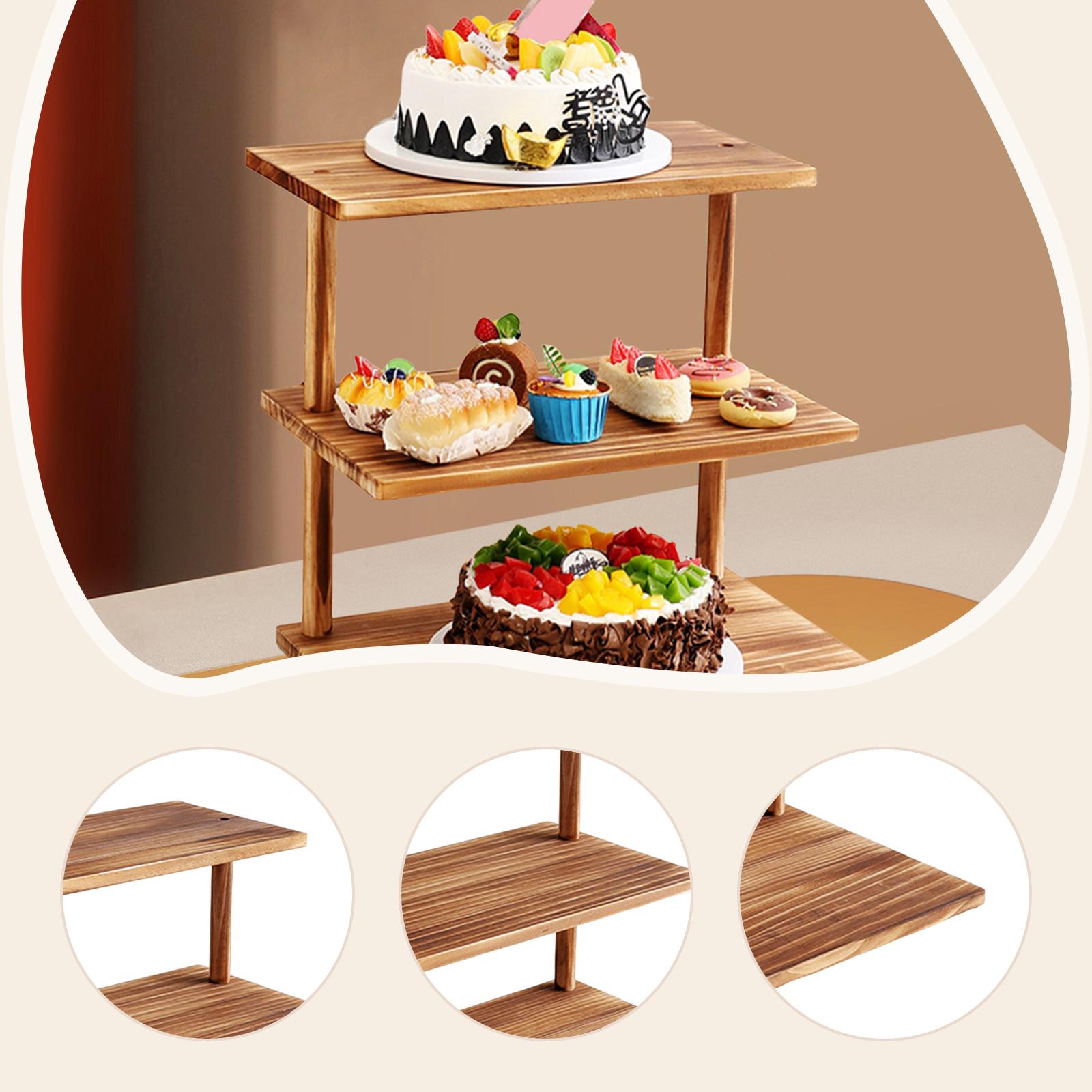 Sturdy 3 Tier Cupcake Stand Wo - огляд і ціна Woodworking Show