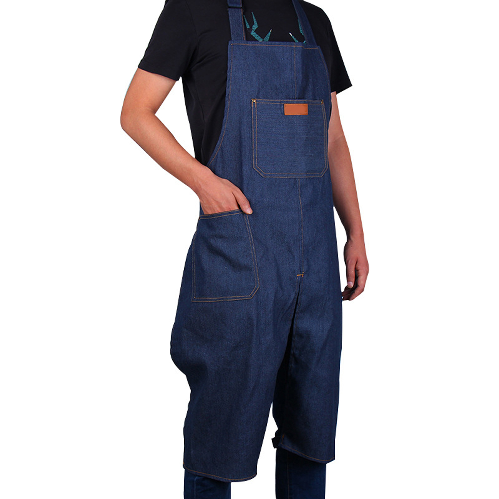 Adjustable Denim Split Leg Apr - огляд і ціна Woodworking Overalls