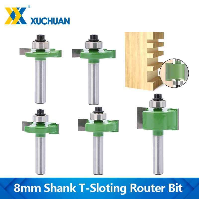1pc 8mm Shank T-Sloting Router - огляд і ціна Woodworking Rabbet