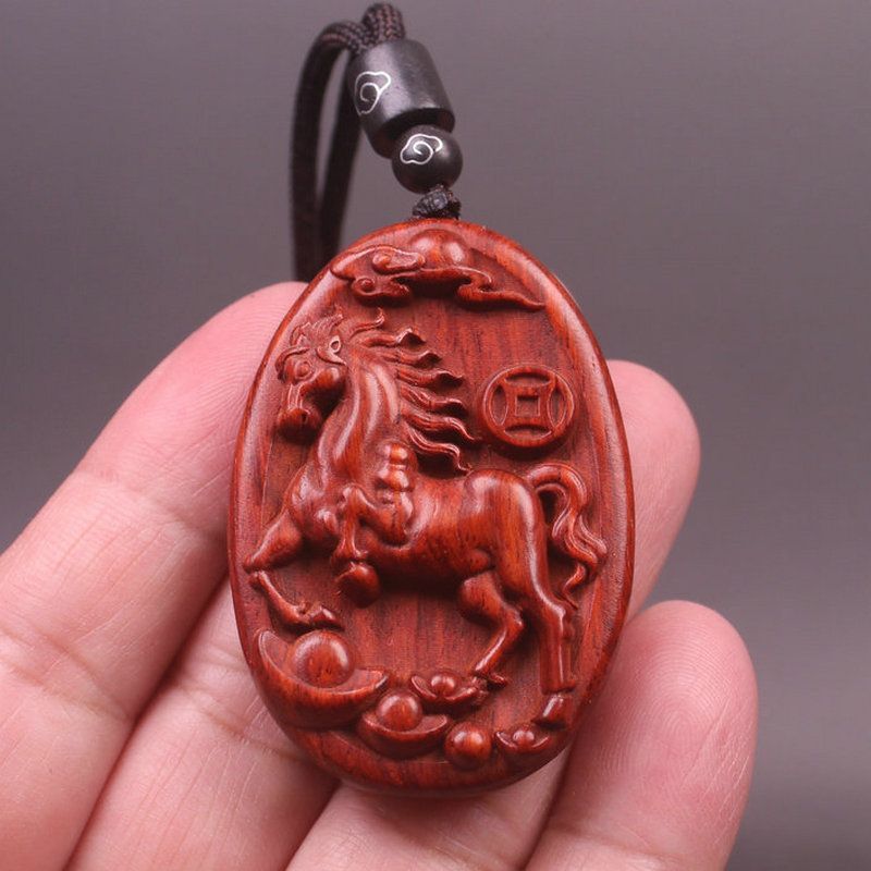 Red Sandalwood Zodiac Animal W - огляд і ціна Woodworking Horse