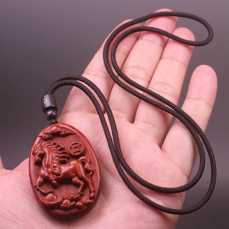 Red Sandalwood Zodiac Animal W - огляд і ціна Woodworking Horse